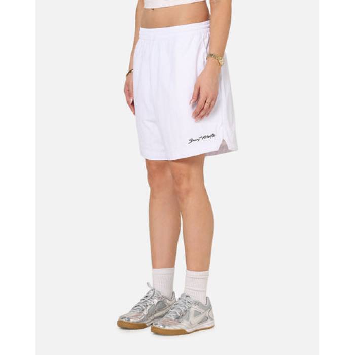 Saint Morta 【 Scription Nylon Shorts Womens White 】 ナイロン さる股引き レディース 白いこと 白いこと