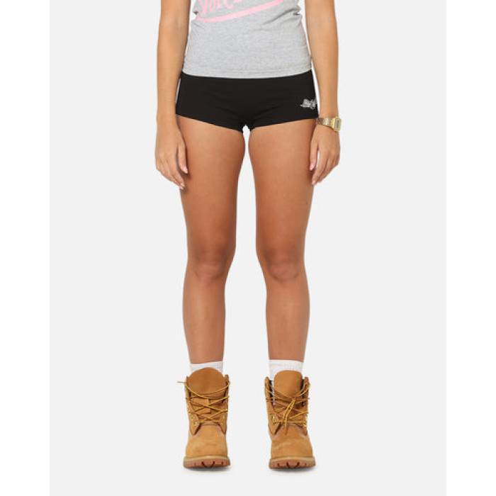 フォンダッチ Von Dutch 【 Mini Booty Shorts Womens Black 】 ショーツ レディース 黒色 ブラック|スニケス