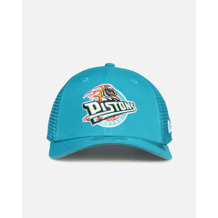 ニューエラ New Era 【 Detroit Pistons 'Hwc' 9Seventy Trucker Stretch Snapback Mens Turquoise 】 デトロイト ピストンズ トラッカー Snapback スナップバック バッグ メンズ|スニケス