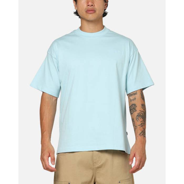 Carre 【 Tech T-Shirt Mens Baby Blue 】 テック ティーシャツ メンズ 青碧 青碧