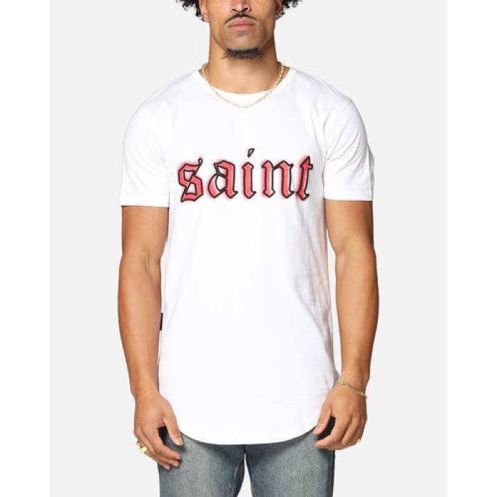 Saint Morta 【 Cambronne El Duplo Ss Tee Mens White/Red 】 プルオーバー メンズ 白いこと 白いこと Red 赤・赤いこと