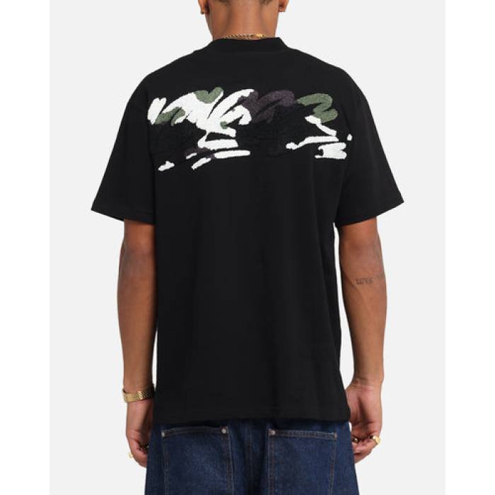 Carre 【 Tag Mockneck T-Shirt Mens Black 】 引き舟 プルオーバー メンズ 黒いこと 黒いこと