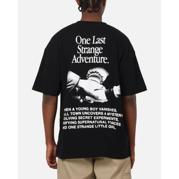 73Studio 【 X Stranger Things One Last Strange Adventure T-Shirt Mens Black 】 Tシャツ メンズ 黒色 ブラック|スニケス