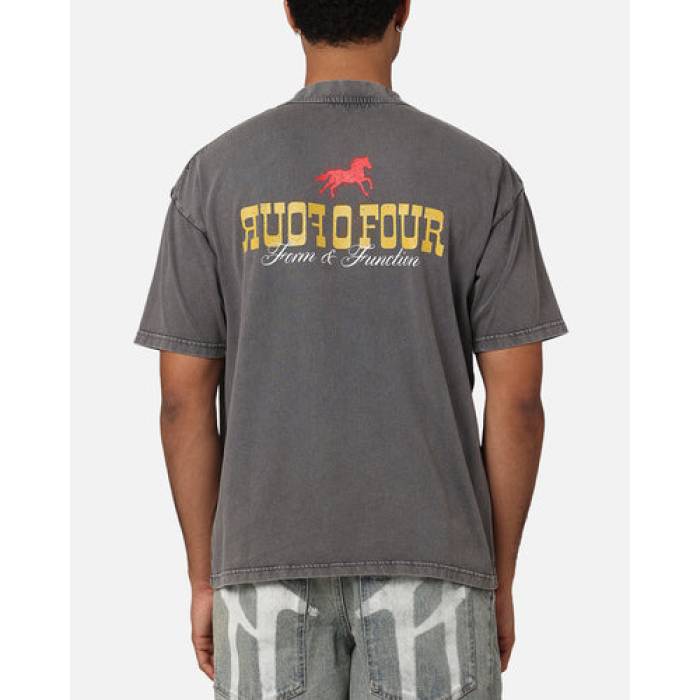 404 【 Trailblazer T-Shirt Mens Washed Charcoal 】 プルオーバー メンズ 暗灰色