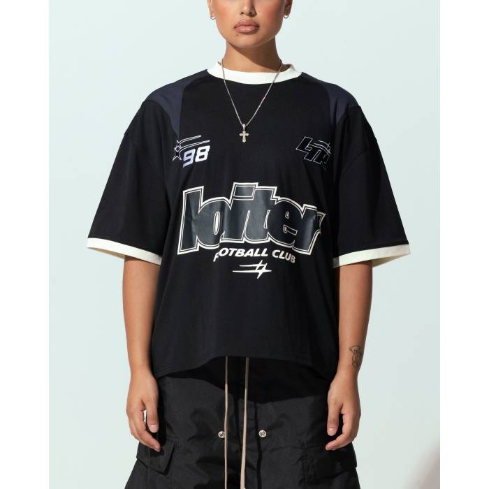 Loiter 【 Tournament Jersey Womens Black 】 プルオーバー レディース 黒いこと 黒いこと