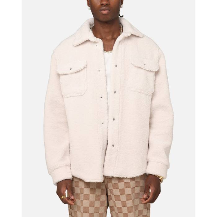 Xxiii 【 Shearling Fur Jacket Mens Cream 】 Jacket ジャケット メンズ クリーム