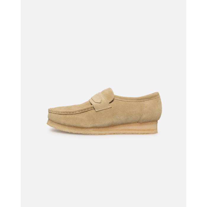 クラークス オリジナルズ Clarks Originals 【 Wallabee Loafer Mens Maple 】 置き目毛革 シューズ メンズ