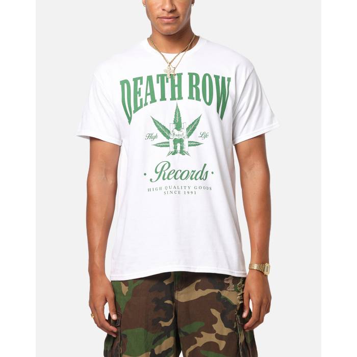 Deathrow Records 【 High Life T-Shirt Mens White 】 ご機嫌 プルオーバー メンズ 白いこと 白いこと