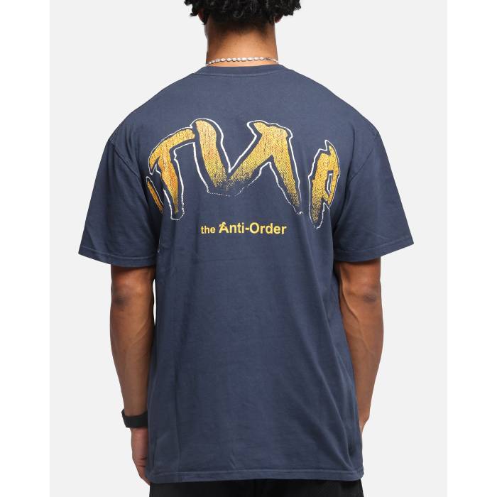 The Anti Order 【 Anti Collegate Boxy T-Shirt Mens Navy 】 プルオーバー メンズ 紺色 米国海軍