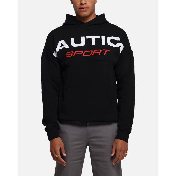 ノーティカ Nautica 【 Beaufort Hoodie Mens Black 】 フーディー パーカー メンズ 黒いこと 黒いこと