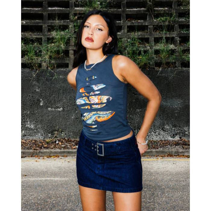 エドハーディー Ed Hardy 【 Ripped Dragon Tank Womens Black 】 ドラゴン タンクトップ レディース 黒色 ブラック 12,040円