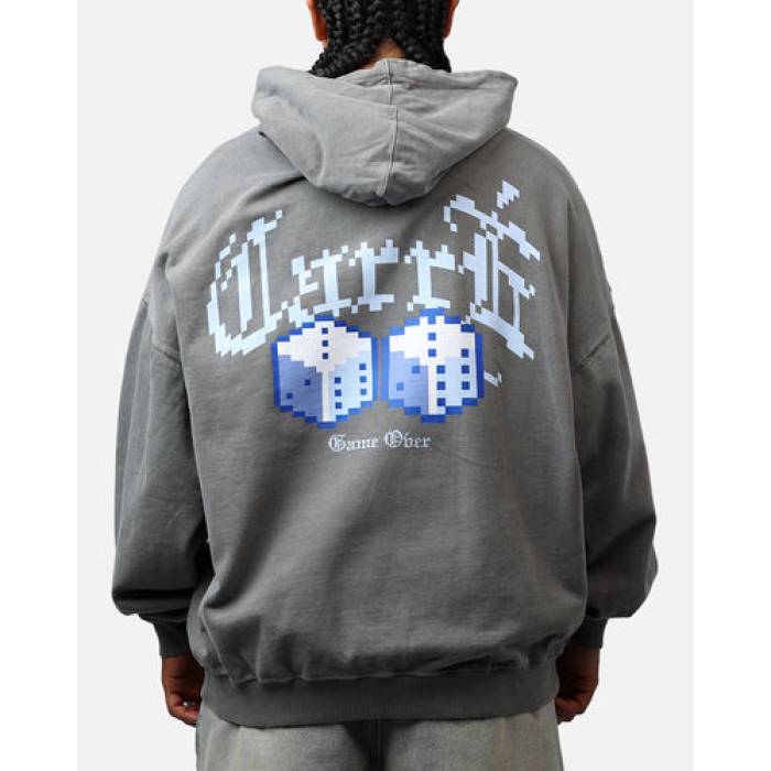 Carre 【 Game Over Hoodie Mens Washed Charcoal 】 Game ゲーム フーディー パーカー メンズ チャコール 13,860円