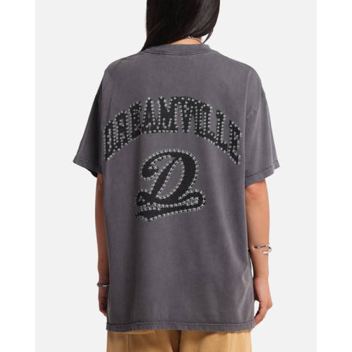 Dreamville 【 Stars T-Shirt Womens Vintage Grey 】 スターズ Tシャツ レディース vintage ビンテージ・ヴィンテージ 灰色 グレー