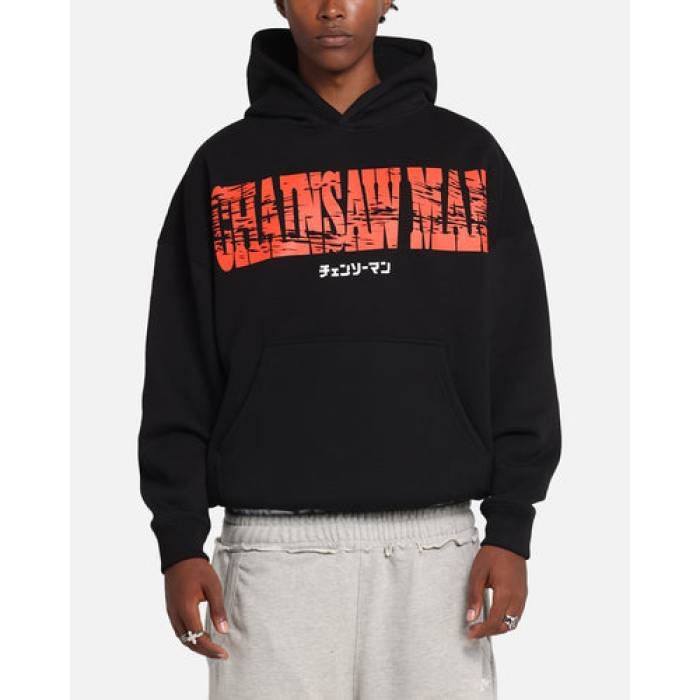 Goat Crew 【 X Chainsaw Man Premium Hoodie Mens Black 】 Premium プレミアム フーディー パーカー メンズ 黒色 ブラック