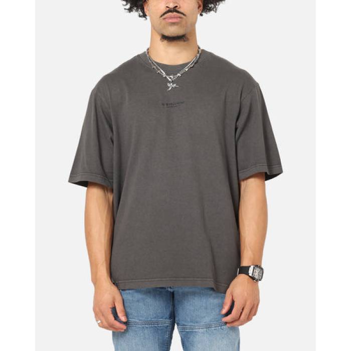 ジースター G-Star 【 Overdyed Center Chest Boxy T-Shirt Mens Black 】 プルオーバー メンズ 黒いこと 黒いこと