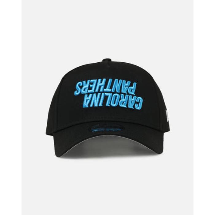 ニューエラ New Era 【 Carolina Panthers 'Upside Down Logo' 9Forty A-Frame Snapback Mens Black 】 カロライナ パンサーズ ダウン Snapback スナップバック バッグ メンズ 黒色 ブラック