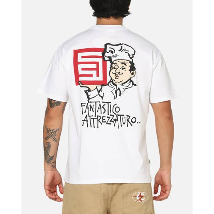 S Double 【 Fantastico T-Shirt Mens White 】 Tシャツ メンズ 白色 ホワイト