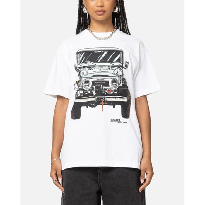 ハフ Huf 【 X Toyota Sixties T-Shirt Womens White 】 Tシャツ レディース 白色 ホワイト