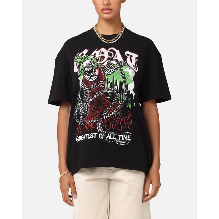 Goat Crew 【 Goat Skull Vintage T-Shirt Womens Black 】 vintage ビンテージ・ヴィンテージ ティーシャツ レディース 黒いこと 黒いこと