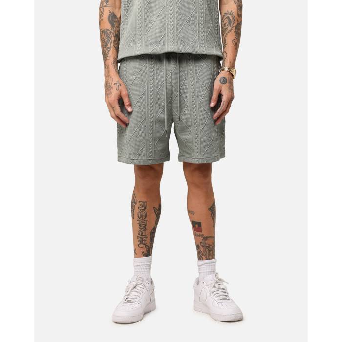 Xxiii 【 Danny Knit Shorts Mens Olive 】 ニット ショーツ メンズ olive オリーブ｜スニケス