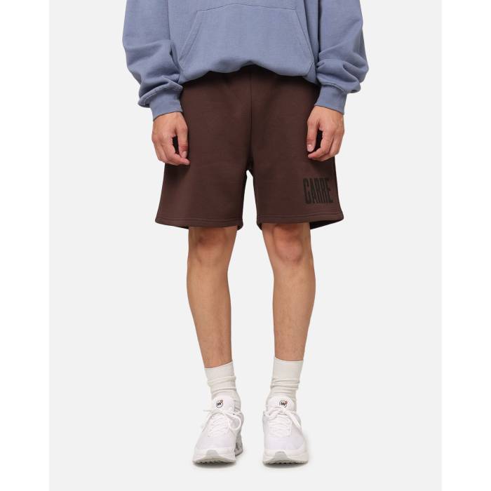 Carre 【 Premium Essentials Sweat Shorts Mens Chocolate 】 Premium プレミアム Sweat スウェット ショーツ メンズ