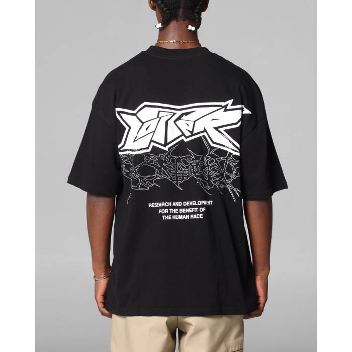 Loiter 【 Runway T-Shirt Mens Black 】 プルオーバー メンズ 黒いこと 黒いこと