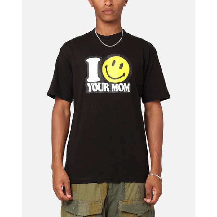 Market 【 X Smiley Your Mom T-Shirt Mens Black 】 Tシャツ メンズ 黒色 ブラック｜スニケス