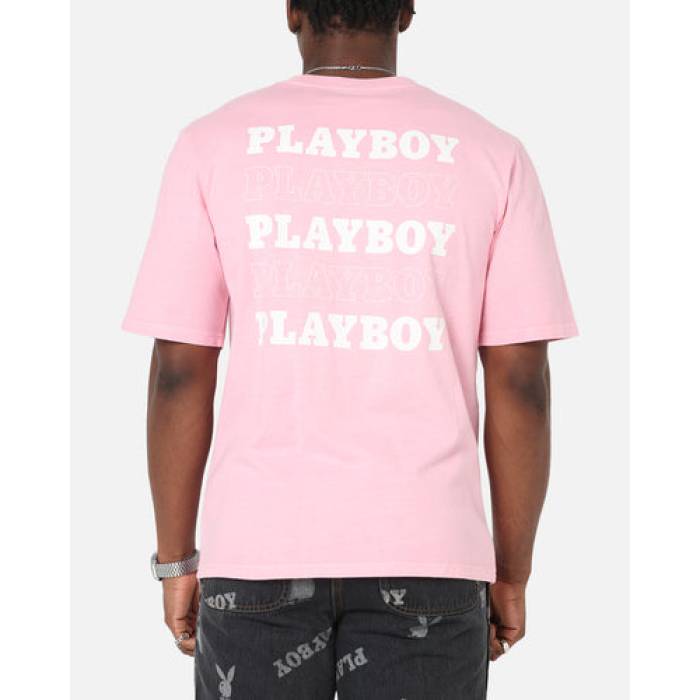 Playboy 【 Stack Washed T-Shirt Mens Washed Pink 】 Tシャツ メンズ pink ピンク｜スニケス 13,937円