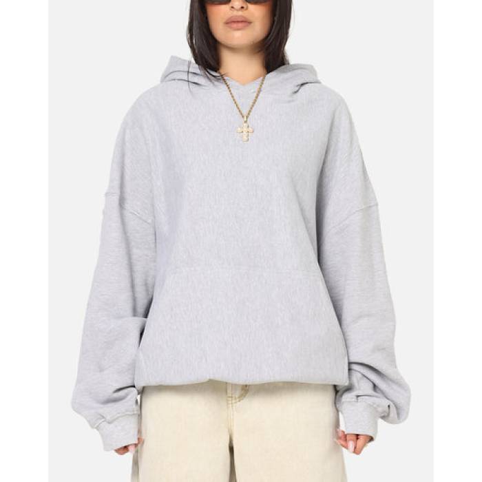 Culture Kings 【 Oversized Hoodie Womens Light Marle 】 フーディー パーカー レディース