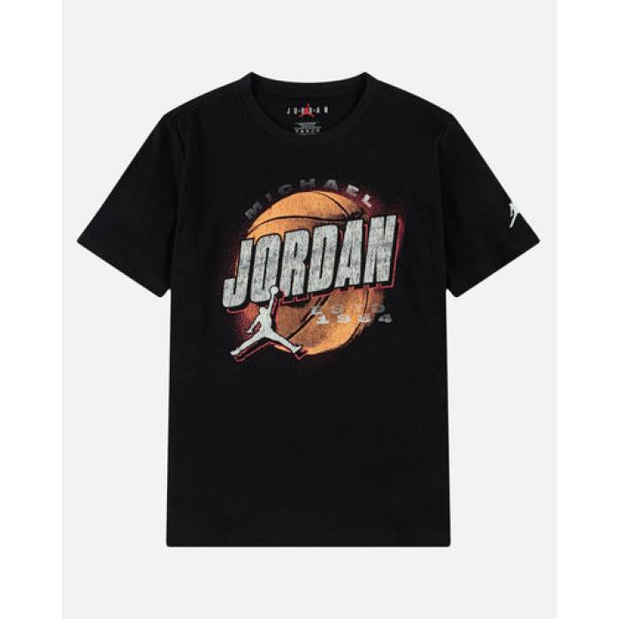 ナイキ ジョーダン Jordan 【 Kids\u0027 Distressed Chrome T-Shirt Kids Black 】 プルオーバー お坊っちゃん キッズ 黒いこと 黒いこと