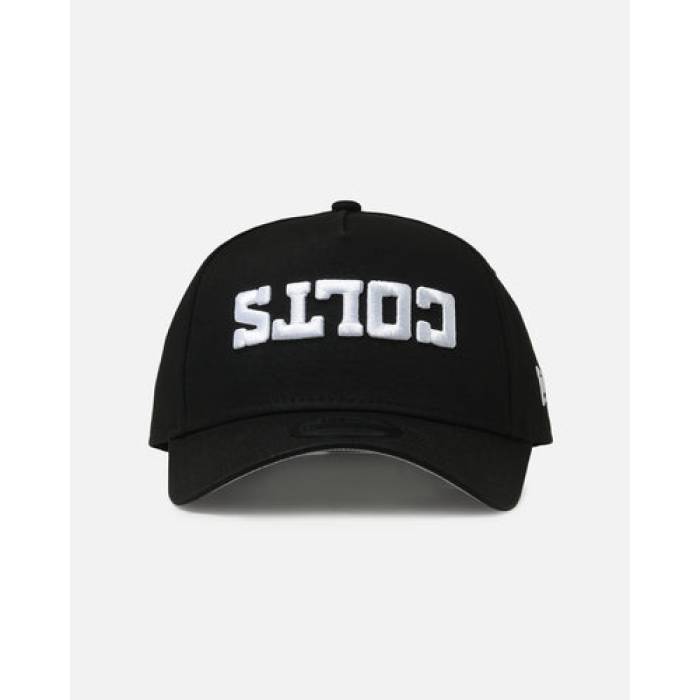 ニューエラ New Era 【 Indianapolis Colts 'Upside Down Logo' 9Forty A-Frame Snapback Mens Black 】 インディアナポリス コルツ ダウン Snapback スナップバック バッグ メンズ 黒色 ブラック
