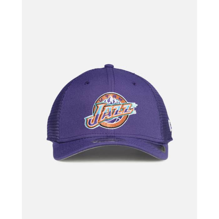 ニューエラ New Era 【 Utah Jazz 'Hwc' 9Seventy Trucker Stretch Snapback Mens Dark Purple 】 ユタ ジャズ トラッカー Snapback スナップバック バッグ メンズ Purple 紫・パープル