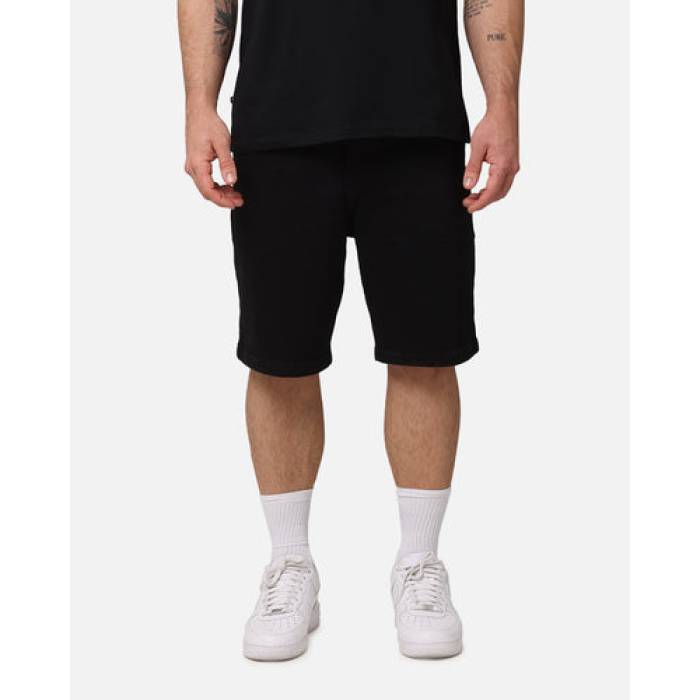 Saint Morta 【 Essential Denim Shorts Mens Washed Black 】 ジーンズ さる股引き メンズ 黒いこと 黒いこと