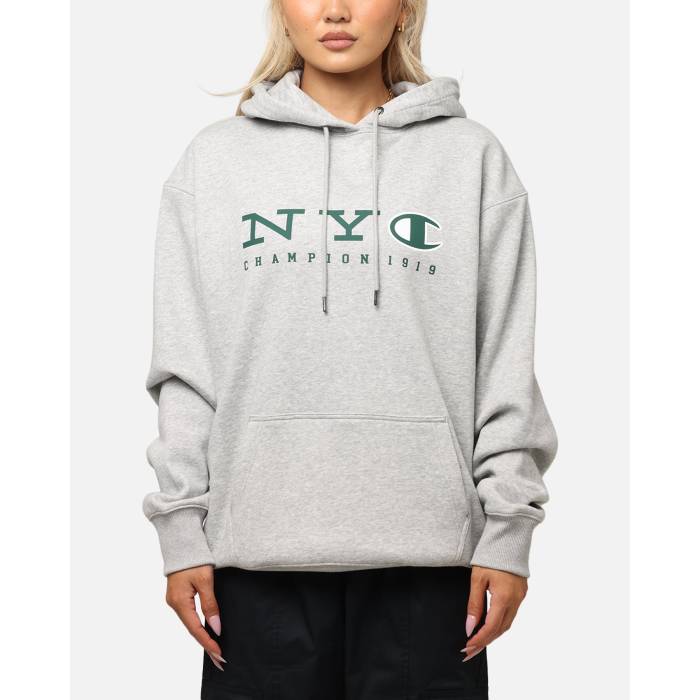 チャンピオン Champion 【 Rochester Graphic Hoodie Womens Grey 】 グラフィック フーディー パーカー レディース 灰色 グレー