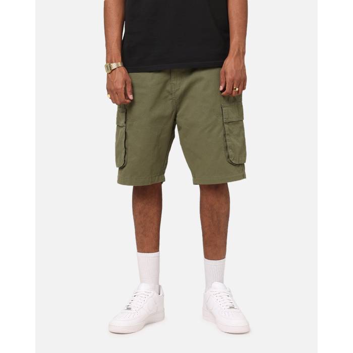 S Double 【 Cargo Work Shorts Mens Forest 】 積貨委託貨物 さる股引き メンズ フォレスト