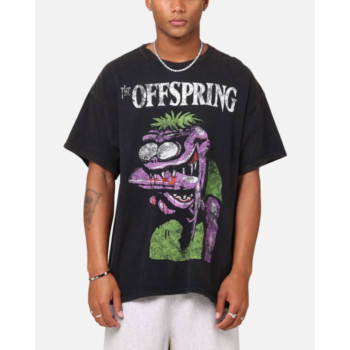 The Offspring 【 Arm Bite T-Shirt Mens Black 】 プルオーバー メンズ 黒いこと 黒いこと