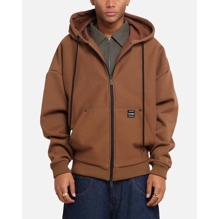 Carre 【 Weatherwear Hoodie Mens Brown 】 フーディー パーカー メンズ 茶色 ブラウン|スニケス