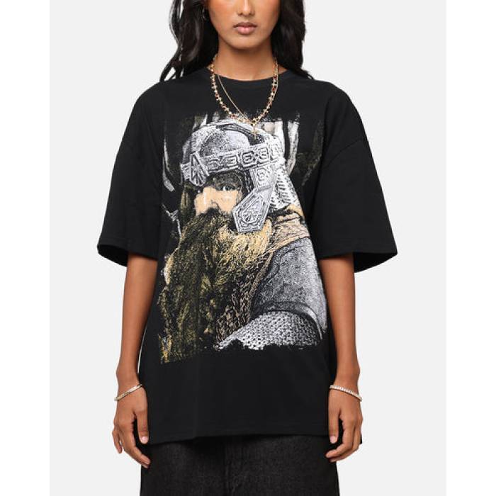 American Thrift 【 X The Lord Of The Rings Gimli Heavy T-Shirt Womens Black 】 リング Tシャツ レディース 黒色 ブラック