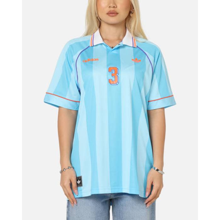 アディダス Adidas 【 Jacquard Jersey Womens Cyan 】 ジャージ レディース シアン