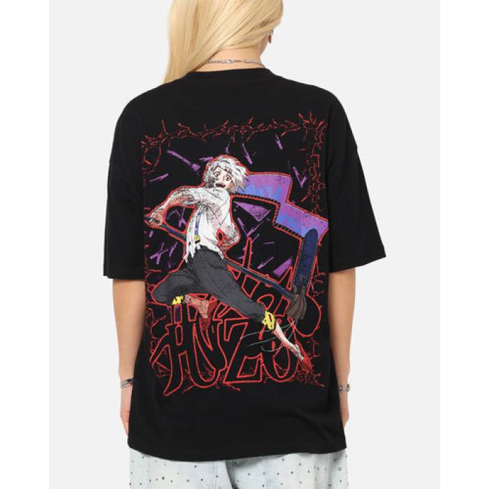 73Studio 【 X Tokyo Ghoul Juzo Vintage T-Shirt Womens Black 】 vintage ビンテージ・ヴィンテージ ティーシャツ レディース 黒いこと 黒いこと Tシャツ・カットソー-レディースファッション-トップス
