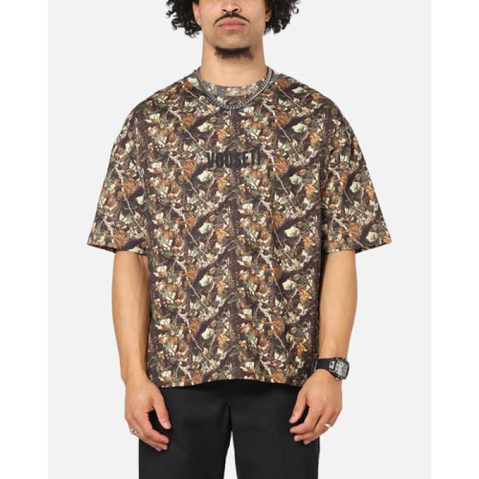 Vouseti 【 T-Shirt Black Mens Tree Camo 】 ティーシャツ 黒いこと 黒いこと メンズ 合鴨柄 トップス-メンズファッション-Tシャツ・カットソー
