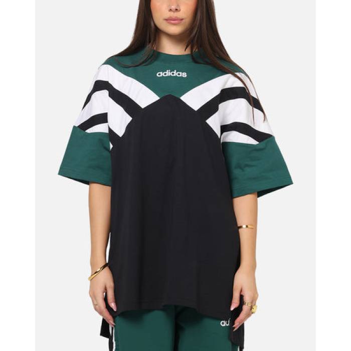 アディダス Adidas 【 Archive Cutline T-Shirt N Womens Collegiate Gree 】 プルオーバー レディース