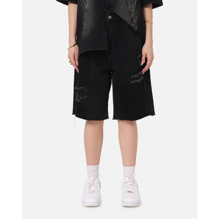 Saint Morta 【 Halo Damage Jorts Womens Black 】 レディース 黒色 ブラック