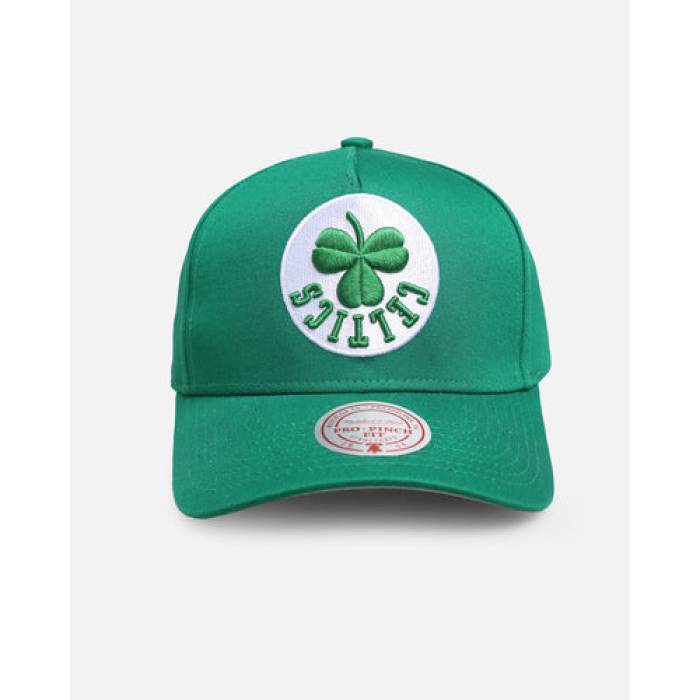 ミッチェル&ネス Mitchell & Ness 【 Boston Celtics 'Upside Down Logo' Pro Pinch Snapback Mens Green 】 ボストン セルティックス ダウン プロ Snapback スナップバック バッグ メンズ green 緑・グリーン