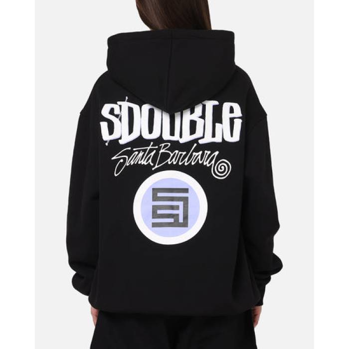 S Double 【 Combo Platter Hoodie Womens Black 】 フーディー パーカー レディース 黒色 ブラック