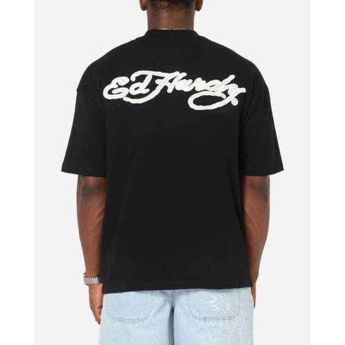エドハーディー Ed Hardy 【 Uv Active T-Shirt Mens Black 】 Tシャツ メンズ 黒色 ブラック