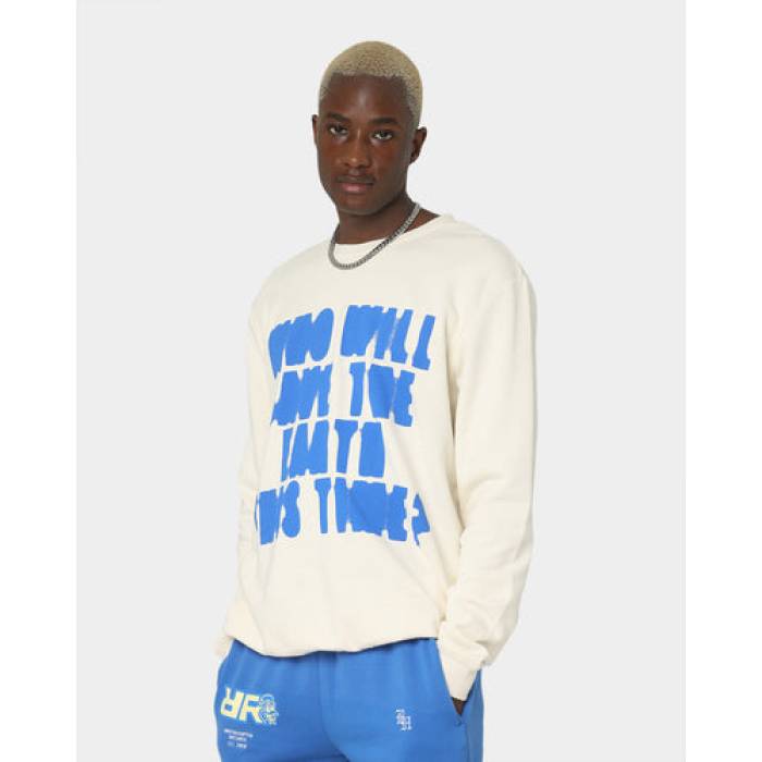 Brockhampton 【 Running Crewneck Mens Off White 】 メンズ 白色 ホワイト