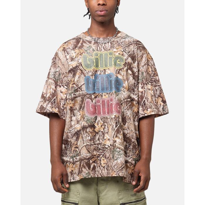 Billie Eilish 【 Billie Billie Billie Organic Cotton T-Shirt Mens Realtree 】 プルオーバー メンズ