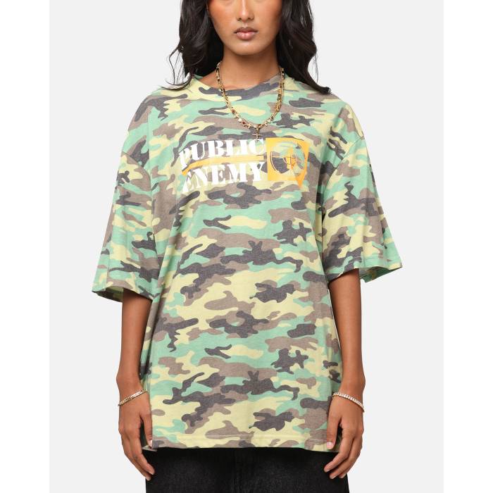 Public Enemy 【 Realtree T-Shirt Womens Camo 】 Tシャツ レディース カモ柄