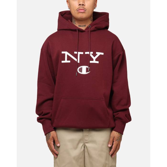 チャンピオン Champion 【 Rochester Graphic Hoodie Mens Red 】 グラフィック フーディー パーカー メンズ Red 赤・レッド｜スニケス